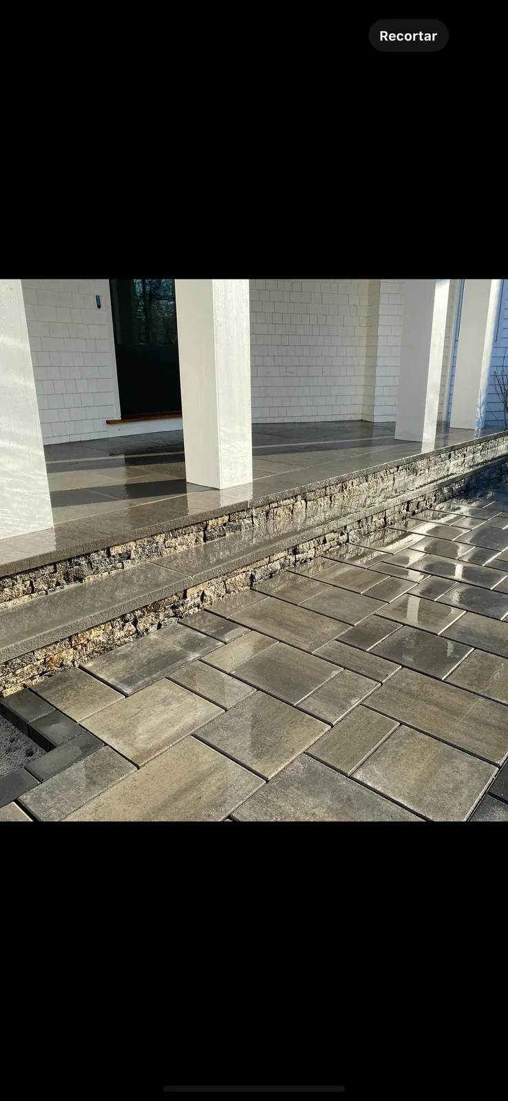 Granite Steps & Staircases project completed by Bear Valley Stonework & Landscape in Brookline, MA