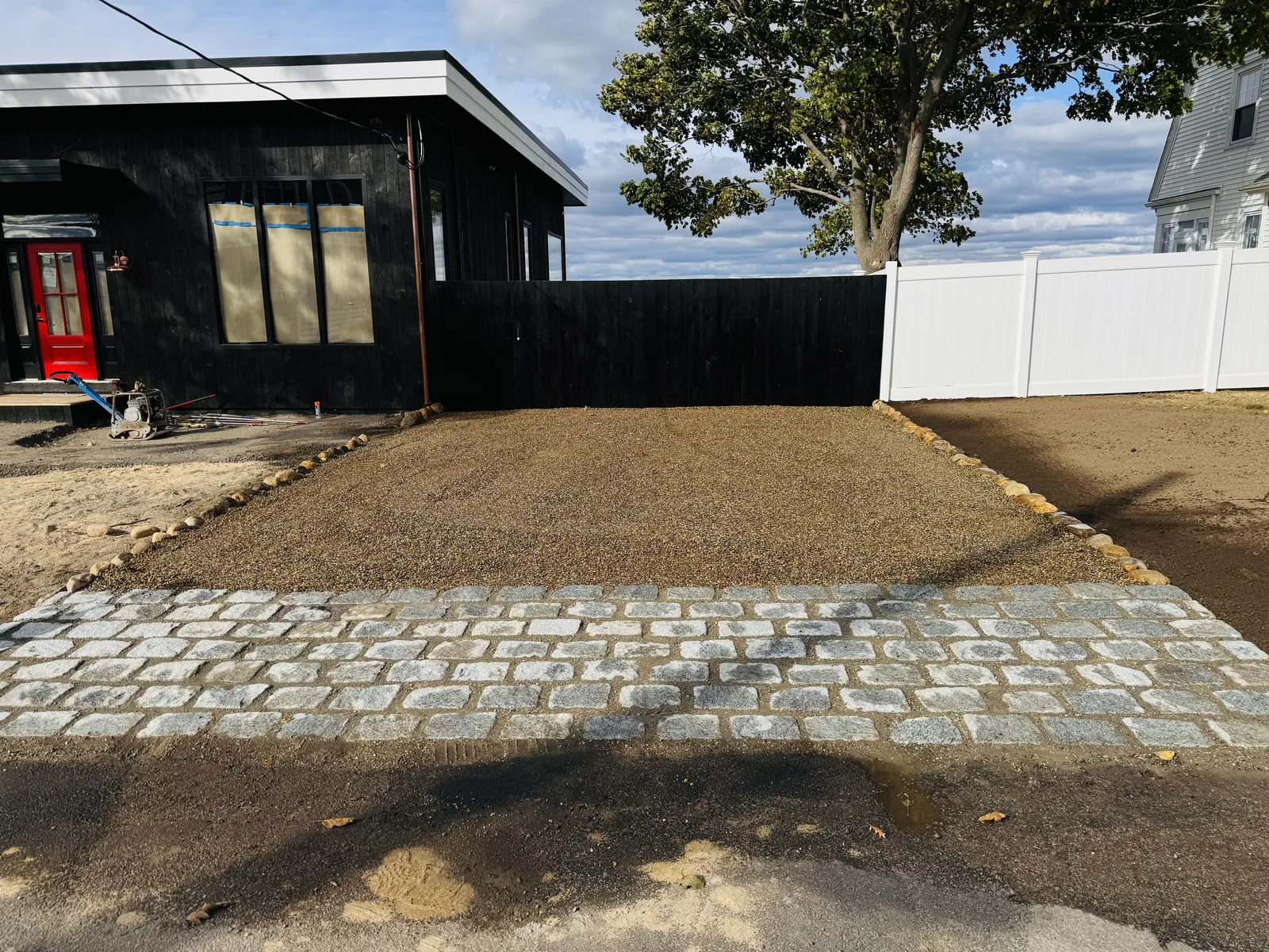 Walkways & Driveways project completed by Bear Valley Stonework & Landscape in Brookline, MA