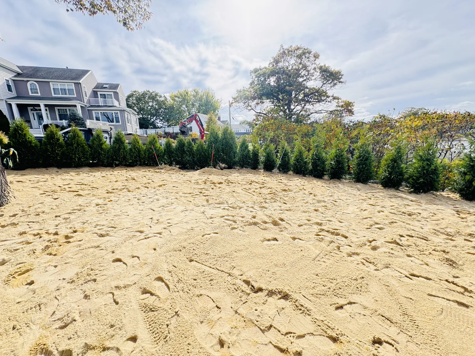 Mulch Installation project completed by Bear Valley Stonework & Landscape in Newton, MA