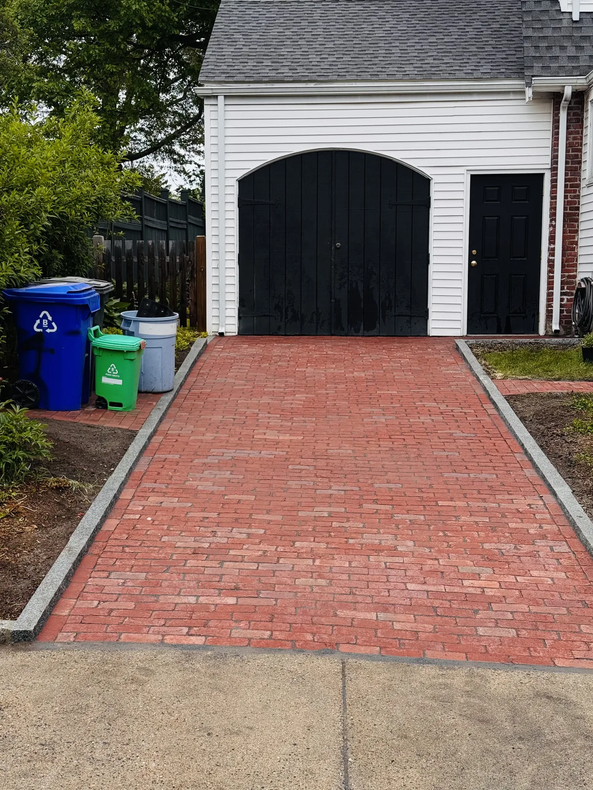 Walkways & Driveways project completed by Bear Valley Stonework & Landscape in Brookline, MA