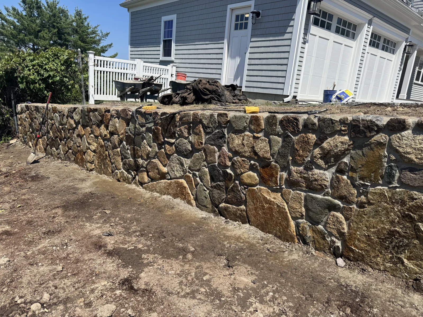 Stonework / Masonry project completed by Bear Valley Stonework & Landscape in Dedham, MA