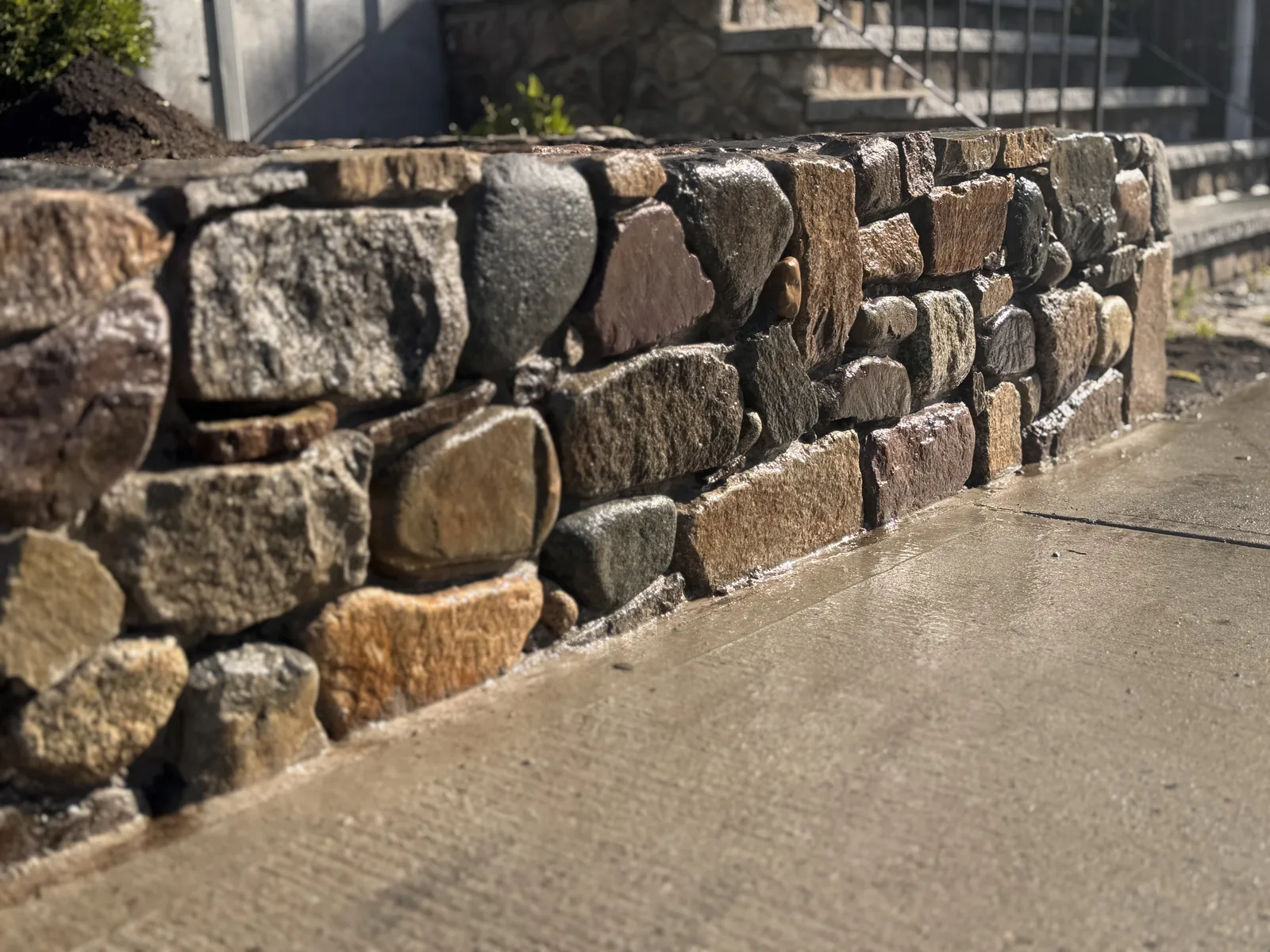 Stonework / Masonry project completed by Bear Valley Stonework & Landscape in Hingham, MA